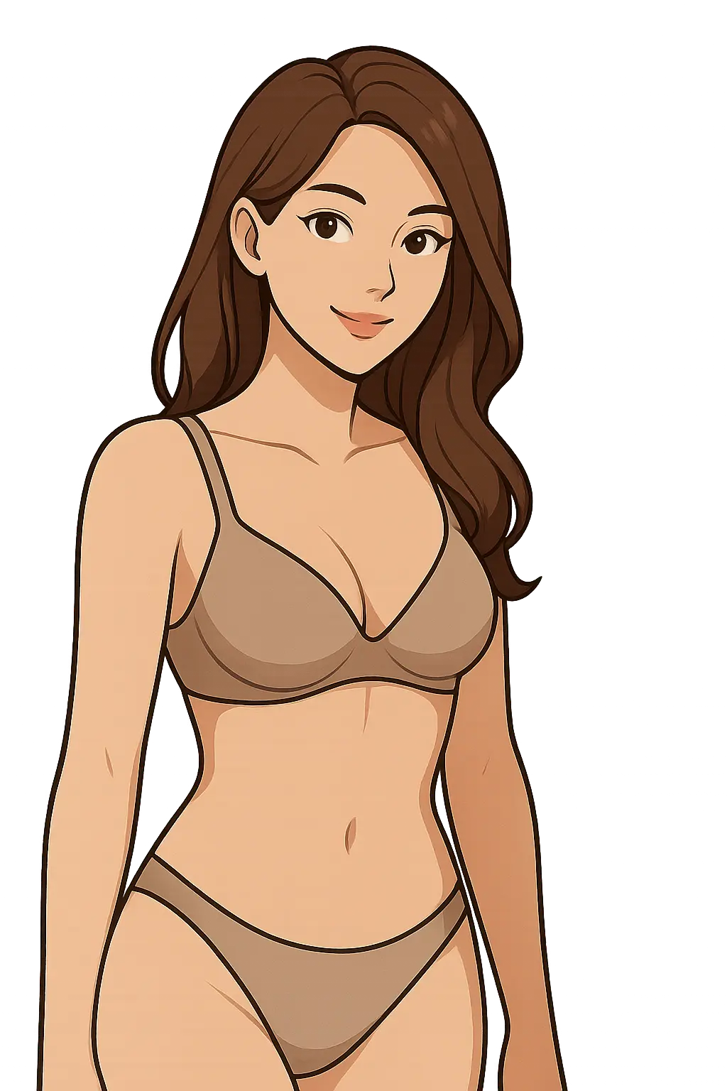Attractive woman illustration representing local singles on CitySweeties